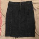 J.Crew  STRETCH Denim Pleated Midi Skirt Size4 Photo 2