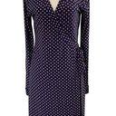 Tommy Hilfiger  Blue Long Sleeve Knee Length Wrap Around Dress Size 6 | 48-30 Photo 0