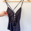 Victoria's Secret  Black Lace Up Swimsuit Photo 8