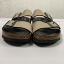 Birkenstock  Arizona Beige Leather Birko-Flor Slide Sandals EU 37 US W6 Narrow Photo 1