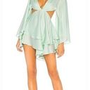 Michael Costello  x REVOLVE Allete Dress in Aqua Photo 0