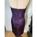 David's Bridal  purple strapless dress size 6 Photo 3