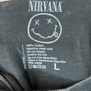 Nirvana  Graphic Band Tee L Multicolor Acid Wash Unisex Cotton Casual Logo Photo 3