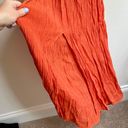 As You Wish Orange Sleeveless Maxi Dress Size Small  Photo 7