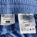 Columbia  Womens Small 5" Shorts Pockets Activewear Quick Dry Elastic Waist Blue Photo 3