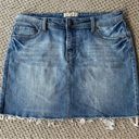 Earl Jean Women’s Denim Jean Mini Skirt Distressed Photo 0