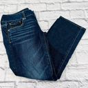 American Eagle  Artist Stretch Crop Jeans Women's Size 4 Dark Wash Low Rise Photo 0