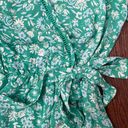 Sienna Sky Green Floral Wrap Dress  Photo 2