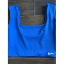 Nike Crop Bikini Top Essential Swimsuit Women's Pacific Blue Bikini Top Size Medium NEW Photo 1