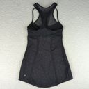 Lululemon  Pedal Pace Tank Workout Activewear Black Women's 2 High Neck Zip Front Photo 4