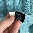 Lane Bryant  Womens Blue Textured Knit Cowl Neck Sweater Sz 26/28 | Comfy Cozy Photo 8