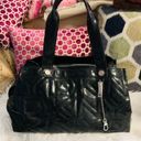 DKNY Patent Leather Quilted Duffle Bag Photo 0