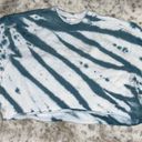 Good American 🆕 NWOT  | Cropped & Cool Tie Dye Sweatshirt | Orion Blue Photo 10