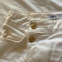 ZARA White  Denim Skort- broken zipper Photo 2