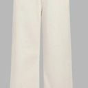 Cider  Women's Ivory Denim High Waist Wide‎ Leg Jeans Size XS Trouser Cotton NWT Photo 1