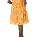 Trina Turk  Dress Women's Size S Off Shoulder Lace Mini Short Sleeve Orange NWT Photo 1