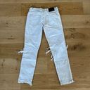 One Teaspoon One x  Destroyed Boyfriend Jeans in White Photo 4