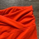 Yogalicious  Lux Bright Orange Crosstown 7” Shorts M Photo 1