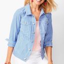 Talbots CLASSIC JEAN JACKET - GINGHAM size petite Photo 0