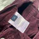 Citizens of Humanity Citizen Burgundy Corduroy Jolene High Rise Straight Pants Photo 6