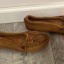 Minnetonka  Kilty Hardsole Moccasins Size 9.5 Photo 4