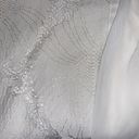 Massimo Dutti  Lace Overlay Flowy Sheer Wings Long Sleeve Dressy Top Sz 4 Photo 7