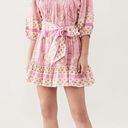 Cleobella 💕💕 Magdalena Mini Dress ~ Pink Wildflower Block Print Medium M NWT Photo 3