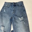 Cello Women’s Jeans  High Rise Distressed Dad Boyfriend Denim Size 3/26 Photo 1