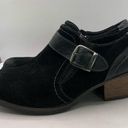 Earth Origins  Oakland Addie Clogs Booties Shoes Women's Size 9.5M Black Suede Photo 0