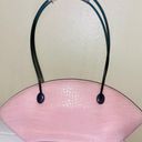 Y2k Vintage Bubblegum Pink Croc Embossed Barbie Aesthetic Fan Bag 90s Barbie Photo 1