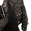 Free People ✨ One Black Bella Notte Mini Dress Eyelet Sleeve✨ Photo 6