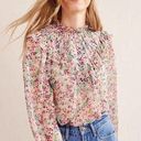 Petal Boden V Yoke Flounce Top Gardenia  Photo 0