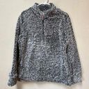 Weatherproof  Vintage Women’s Grey Sherpa Faux Fur Pullover Fall Jacket Sz Large Photo 0