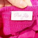 Pink Lily  Cruise Through Town Halter Keyhole Mini Dress Hot Pink Large Photo 2