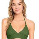 Robin Piccone  Lily basil classic bikini top size XS NEW $98 Photo 0