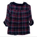 Daytrip  plaid button down top size M Photo 1