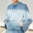 Free People Movement  Rapids Cropped Hoodie Wide Sleeves Blue Medium Oversized Photo 1