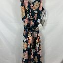 Chelsea28 NWT  Floral Wide Leg Jumpsuit Teal Fall Bouquet size medium Photo 3