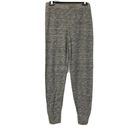 Abound  Womens Gray Marled Knit Joggers Banded Cuffs Pants Photo 1