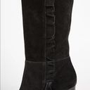 Joie  Laisha Suede Boots Ruffle Detail Black 36 Photo 3