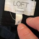 The Loft  Outlet Womens‎ Black Small Faux Leather Pants Lounge Stretch Photo 2