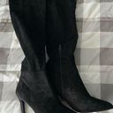 Call it spring  Women’s over the knee black suede boots size 8.5 Photo 0