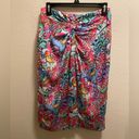 J. McLaughlin  Blakely Freshfield Floral Maxi Skirt Size 4 Photo 1