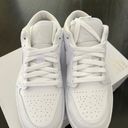 Nike New  Air Jordan 1 Low Triple White Photo 6