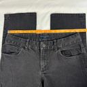 Banana Republic  Factory Straight Leg Jean Size 6 Petite Black Denim Mid Rise Photo 5