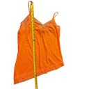 Sofia Vergara Bright Orange Adjustable Spaghetti Strap XL Tank Top Photo 5