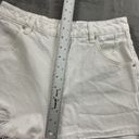 Rolla's  Denim Shorts Womens Size 27 Dusters High Rise Slim White Distressed Photo 2