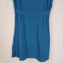 BCBGeneration  Womens Dress Size 0 Blue Flutter Sleeve Strappy Open Back Mini Photo 14