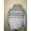 American Eagle  Size XL Reversible Quilted Chill Puffer Jacket Light Blue NWT Photo 1