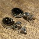 David Yurman  Sterling Silver & 18K Gold Oval Smokey Quartz Drop Dangle Earrings Photo 7